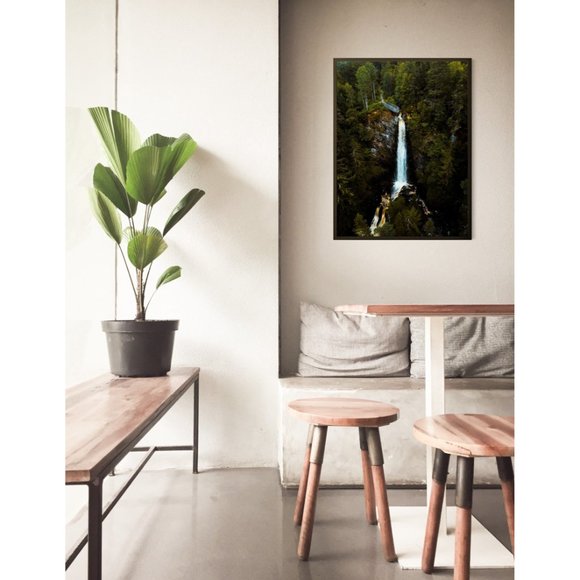 Plodda Falls, Scotland Waterfall Wall Art Design Poster Print Decor for Home - Picture 5 of 9